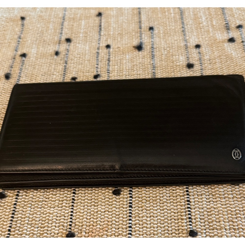 Cartier Black Leather Card Holder